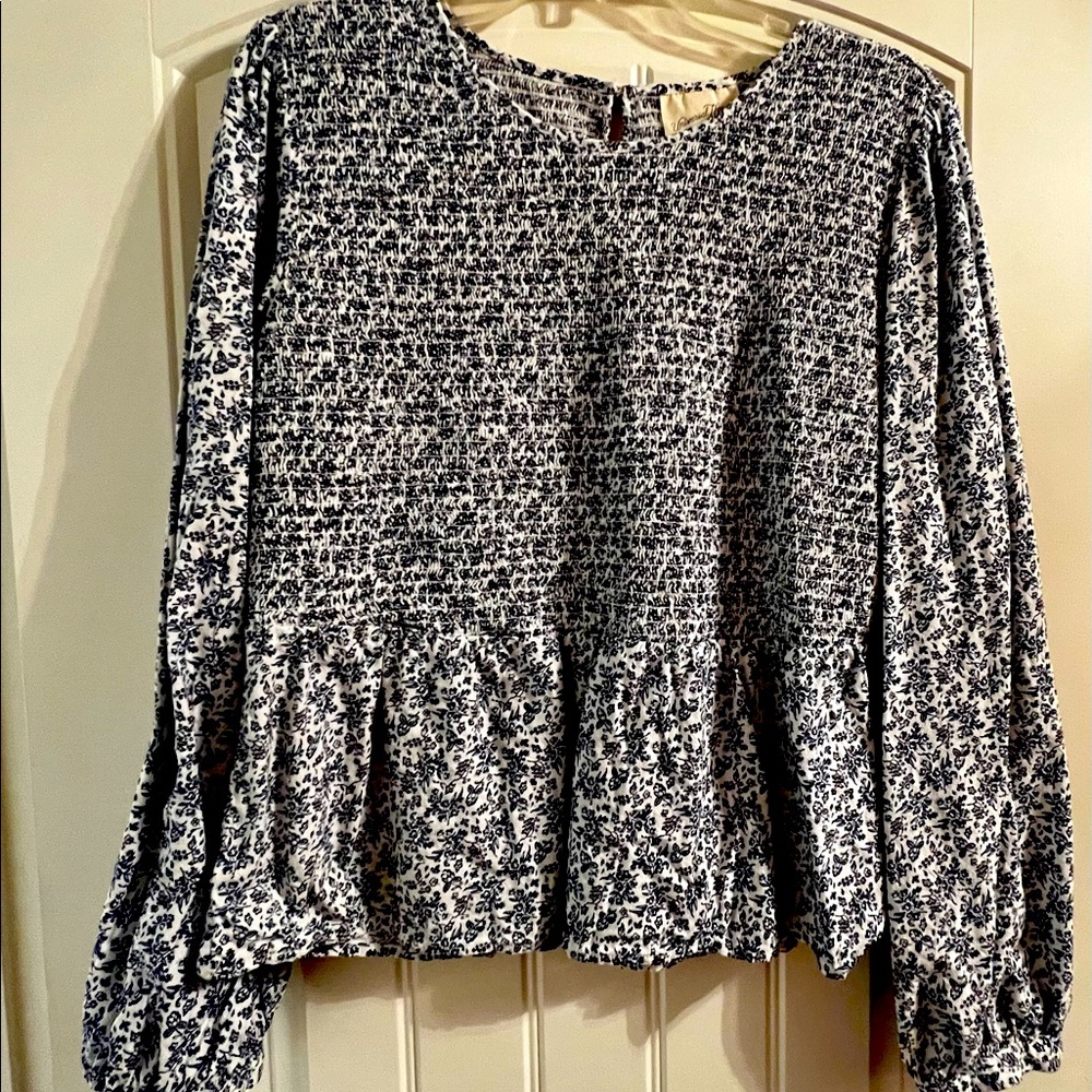 Never worn, Floral mid length blouse